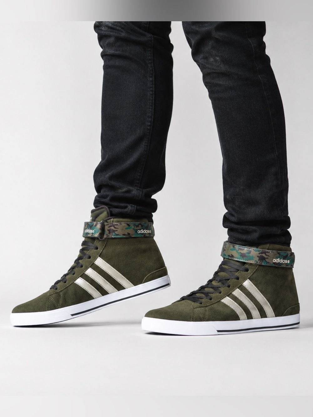 ADIDAS WOMEN’S DAILY TWIST MID-TOP SNEAKER  - GREEN SIZE 9 (NEW WITH TAGS)